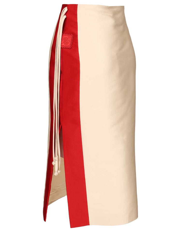 Hui Daniele Long Skirt Gonne - Bianco | d775f03700970aed698225f9462e0e7c03ce0177