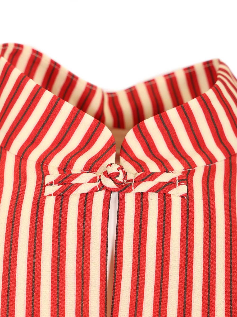 Hui Lorenzo Striped Top Top - Rosso | 1411a2d5f234896f8dfe208c738e5f84c66b261e