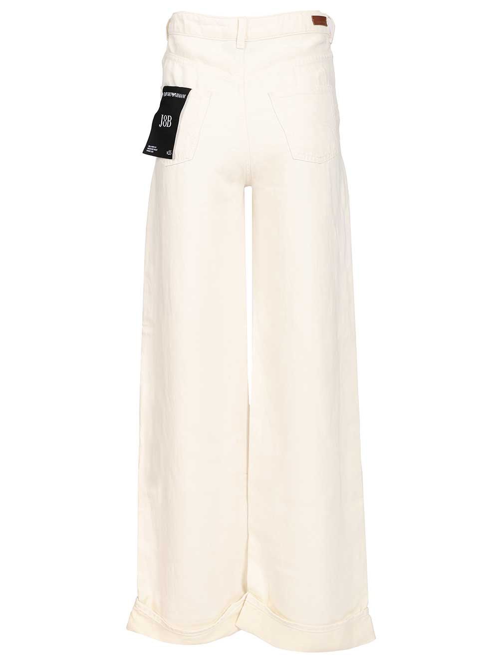 Emporio Armani 5 Pockets Pant Jeans - Bianco | c4d88f7b8a7ba8ead1fead5253c8e0424955aff5