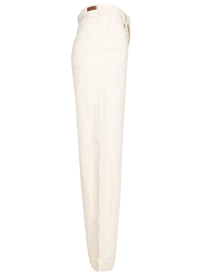 Emporio Armani 5 Pockets Pant Jeans - Bianco | 2894637bb173b37a95dc91271fe12c806484660e