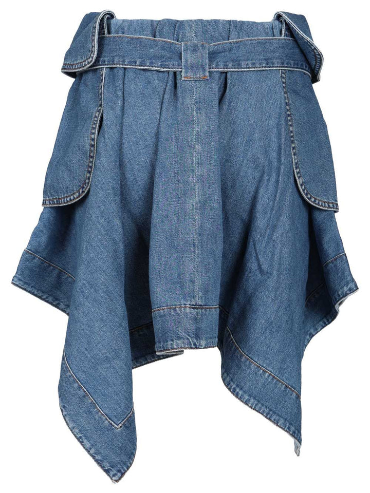Loewe Denim Cargo Skirt Gonne - Light blue | c507cf6cd96bb9d5ec2810a6063ff4502712f6df