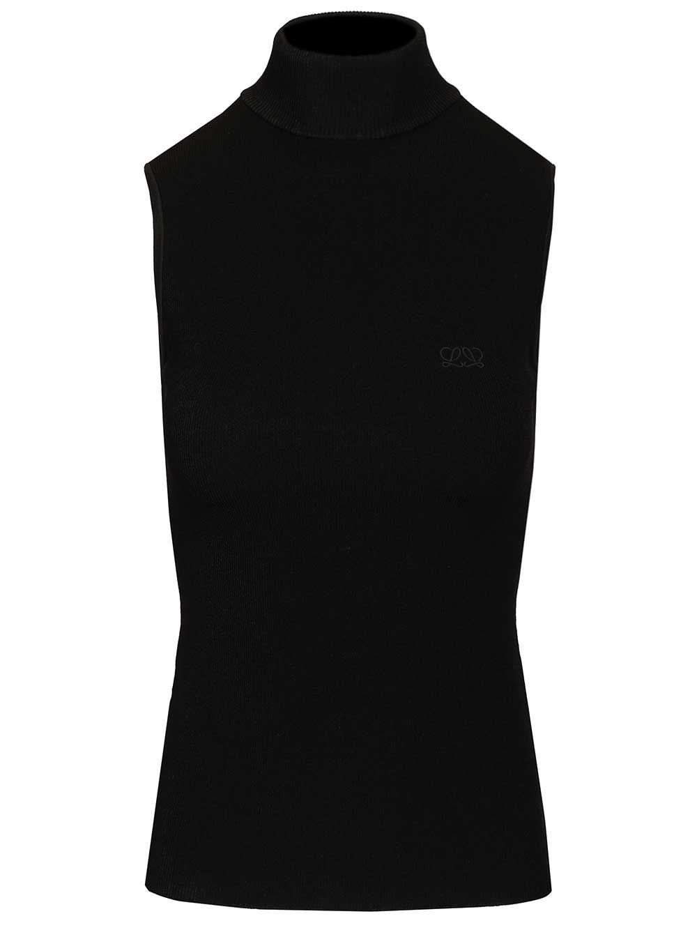 Loewe Sleeveless Top Top - Nero | e63b1fce2224f074de11e64e49f6f578f42fe741
