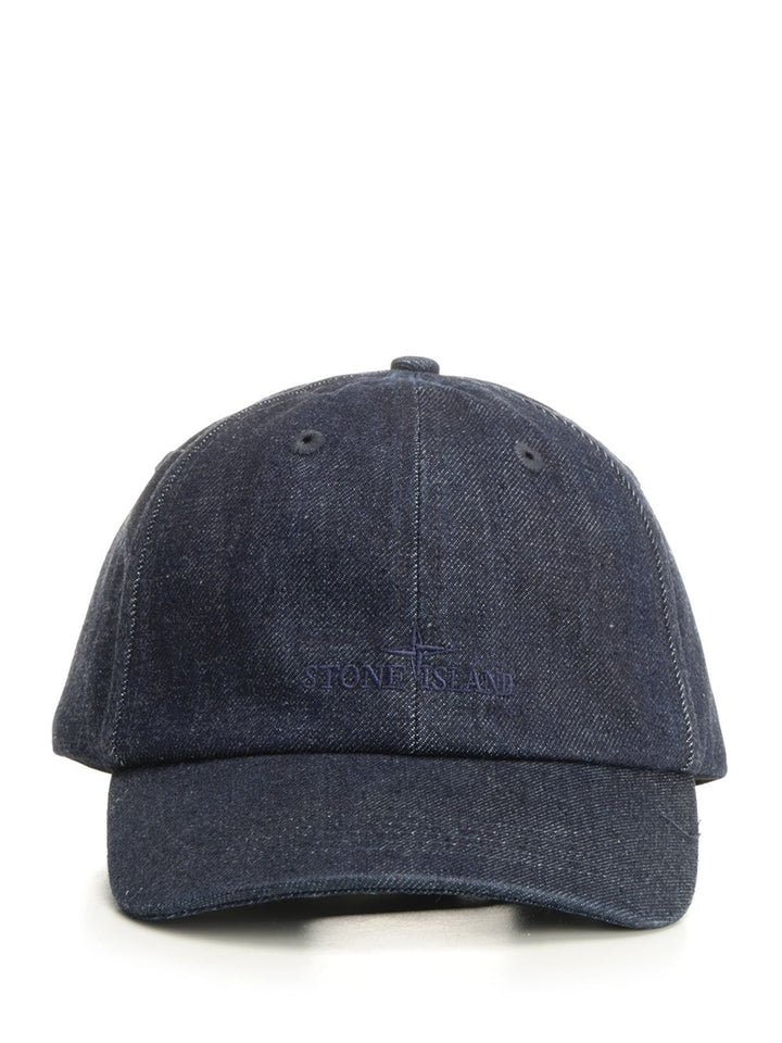 Stone Island Denim Research Denim Cap Beauty - Blu | 31333915a4a8031880af2e0235813fa2c0b7f39e