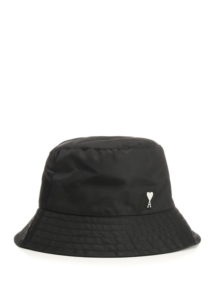 Ami Ami De Coeur Stud Bucket Hat Technical Nylon Cappelli - Nero | 8f4357135ea19d9a7763c40f1b15438bd1b8bb95