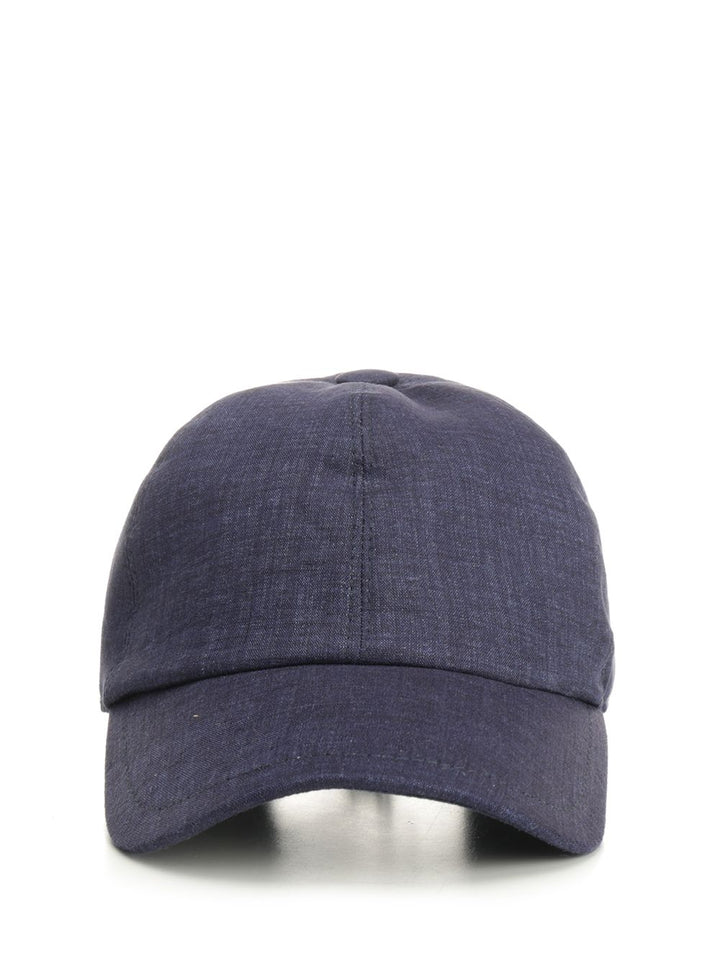 Fedeli Linen Hat Cappelli - Blu | aaf0e37fabf2ea664597d954c39c4acc74dc6621