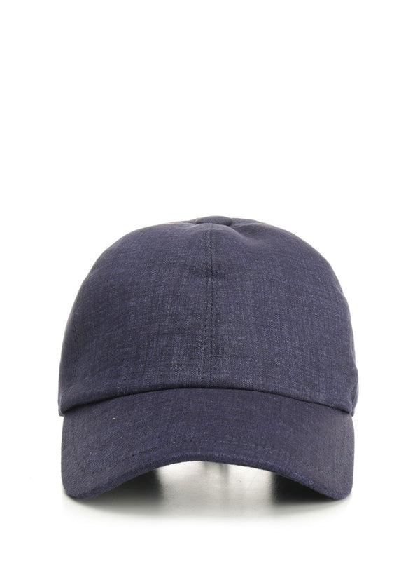 Linen Hat Blue