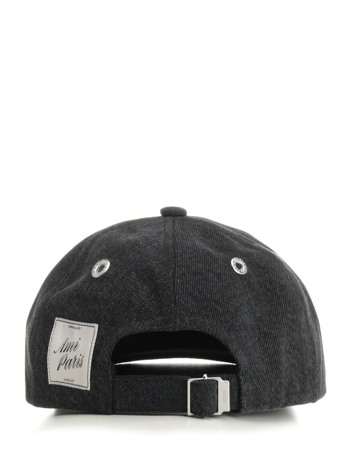 Ami Denim Cap Cappelli - Nero | c31dd3c88ec26469da02ce7467206c7787d88c50