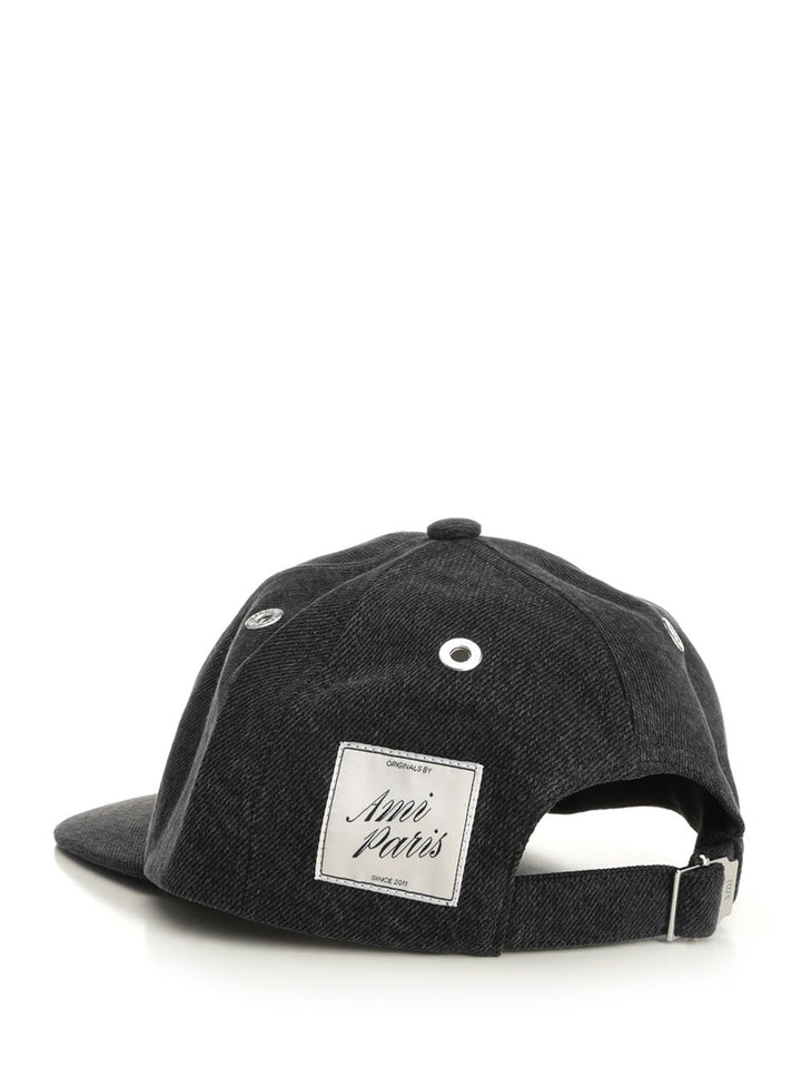 Ami Denim Cap Cappelli - Nero | 0cf371bd488f2c35c17e42c1263e2d214fbd79a0