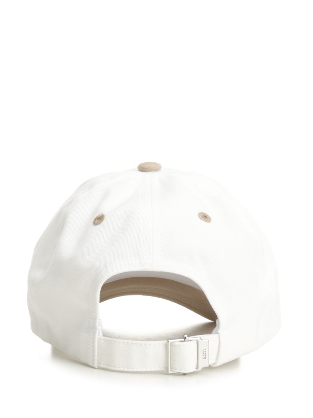 Ami Bicolor Ami Paris Cap Cotton Gabardine Cappelli - Beige | 097b4e3f546394e46d6b0e329757f70b06f9f72c