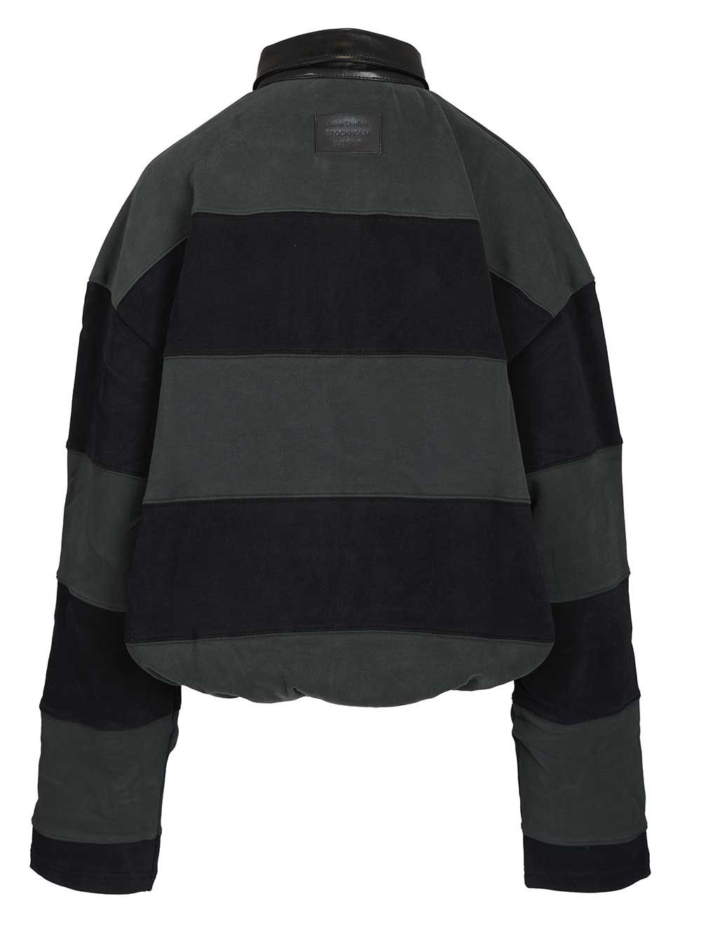 Acne Studios Striped Polo Sweater Polo shirt - Verde | 810582fa8d3510bb0f36380b95d041e800701362