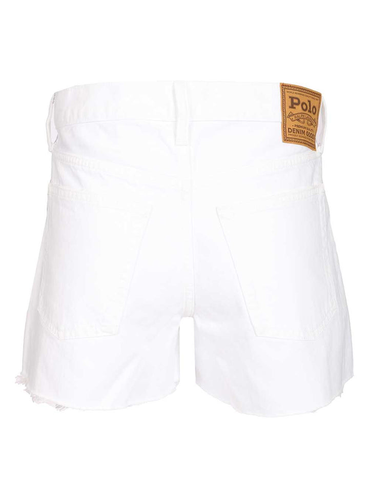 Polo Ralph Lauren Denim Shorts Trousers - Bianco | 356f6e346791b3d6cdf997ae3dfb0f97b3550100