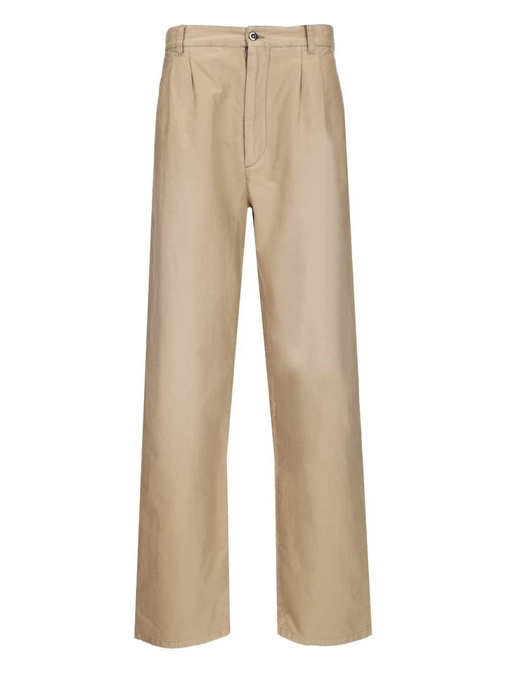 Maison Margiela Cotton Trousers - Beige | addf376e3a6db42b222b19cf6d2b323062bdd19e