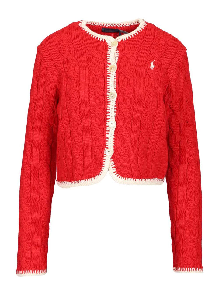 Polo Ralph Lauren Sweater-Cardigan Giacche - Rosso | 13a98d3b289032d09a380bc478f46e3108a3bfc6