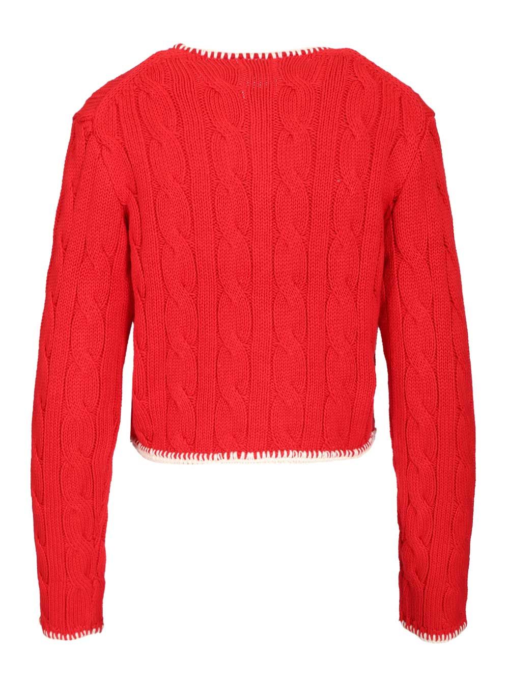 Polo Ralph Lauren Sweater-Cardigan Giacche - Rosso | c7f8765b484e3a6a5597a97428b32621b61a67ec
