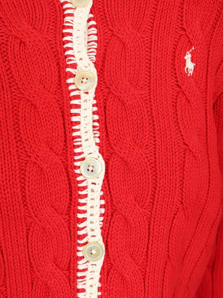 Polo Ralph Lauren Sweater-Cardigan Giacche - Rosso | ce22a0295f52cc46c73bdb0ed7798ea4d867f4bc