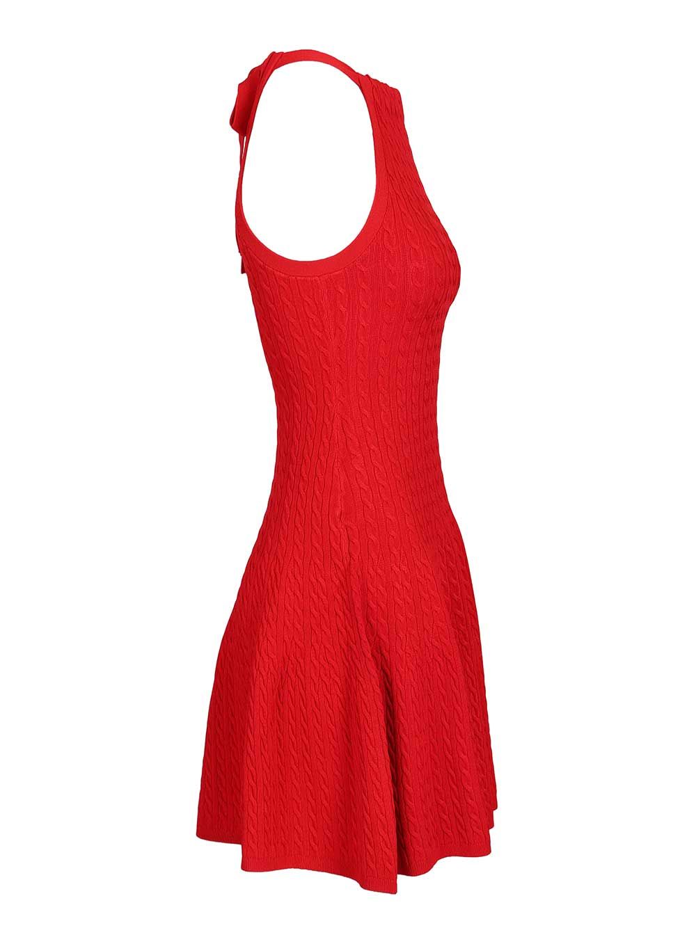 Polo Ralph Lauren Cable Knit Halter Dress Abiti - Rosso | c21515f15abda8dc27b44a1825e3b267a4e835f9