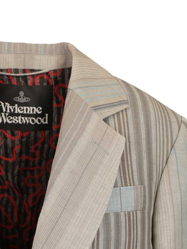 Vivienne Westwood Huddersfield Blazer Giacche - Grey | c3d901dd23711efa5f4221871ba4fb2780ad3e08