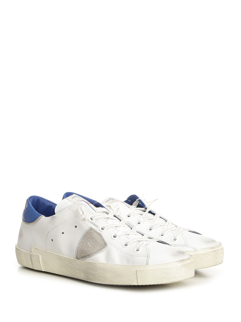 Philippe Model Prsx Low Man Sneakers - Bianco | 523136982d12e4b0d609d4f3d5945cb436b3a773