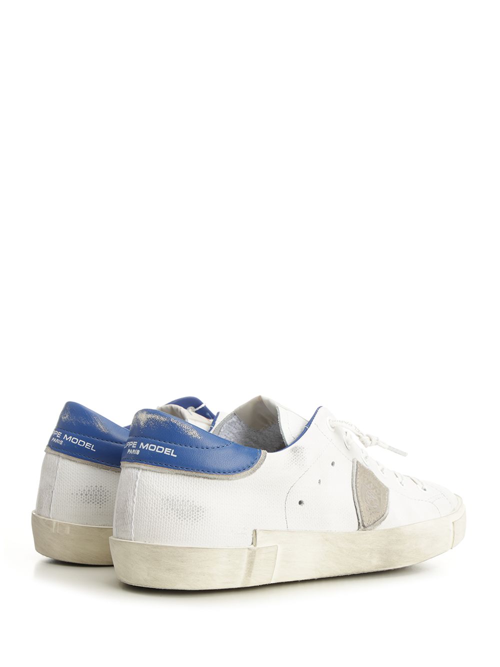 Philippe Model Prsx Low Man Sneakers - Bianco | d3b634e932733446585a7e81b4a54d7fe6242c53