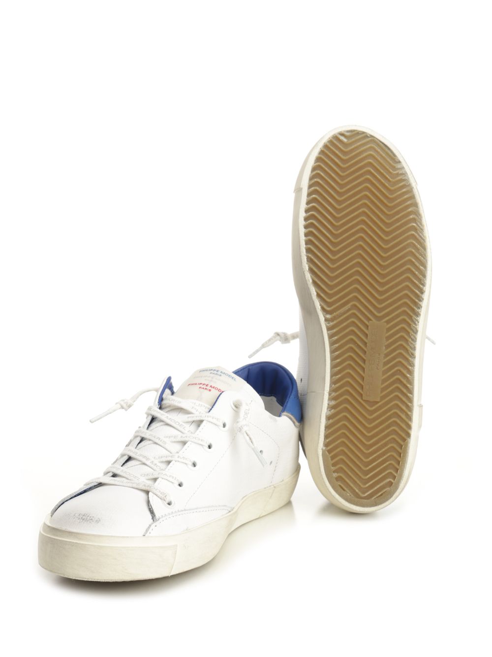 Philippe Model Prsx Low Man Sneakers - Bianco | ced6e95e10525d53007e546c2fb14555cedfd074