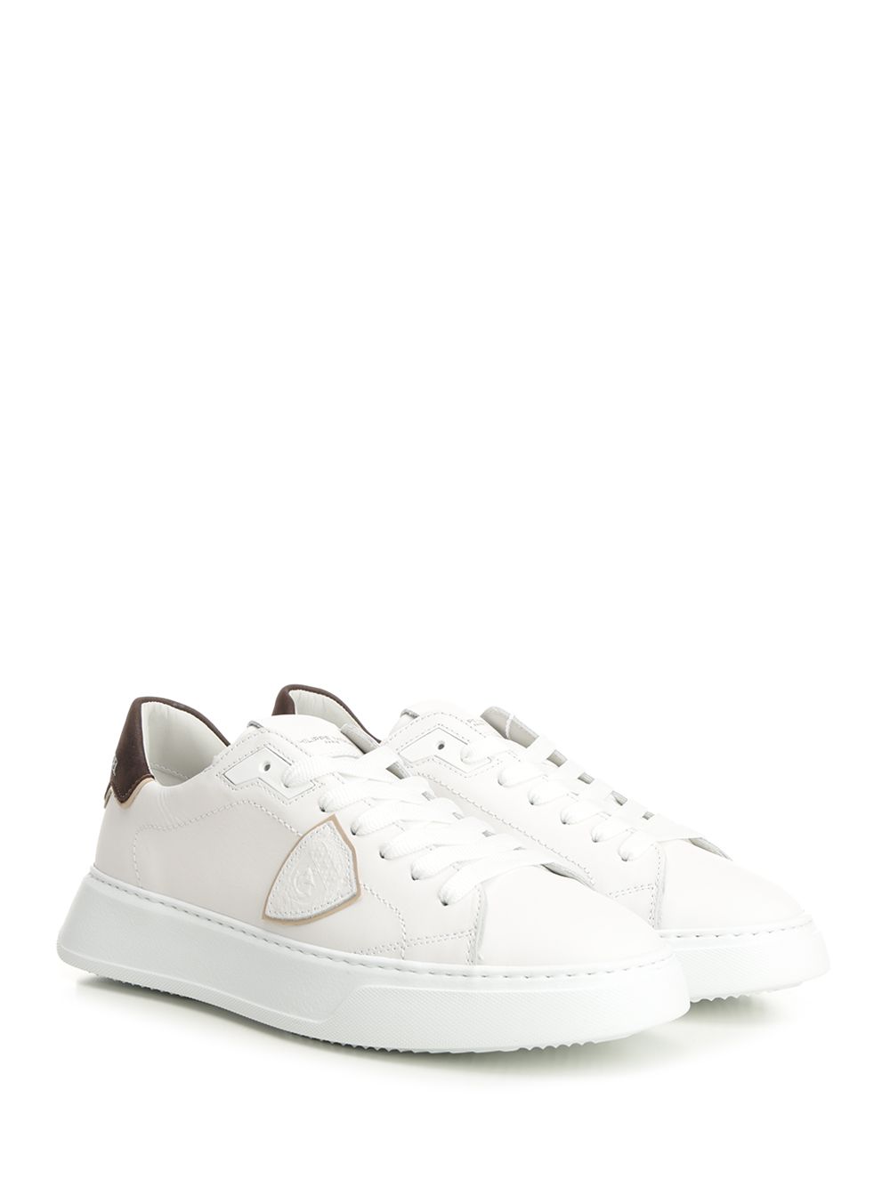 Philippe Model Temple Low Man Sneakers - Bianco | 5864e6242fb1fc226813aa836fc21a6f48aba732