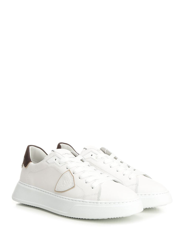 Philippe Model Temple Low Man Sneakers - Bianco | 5864e6242fb1fc226813aa836fc21a6f48aba732