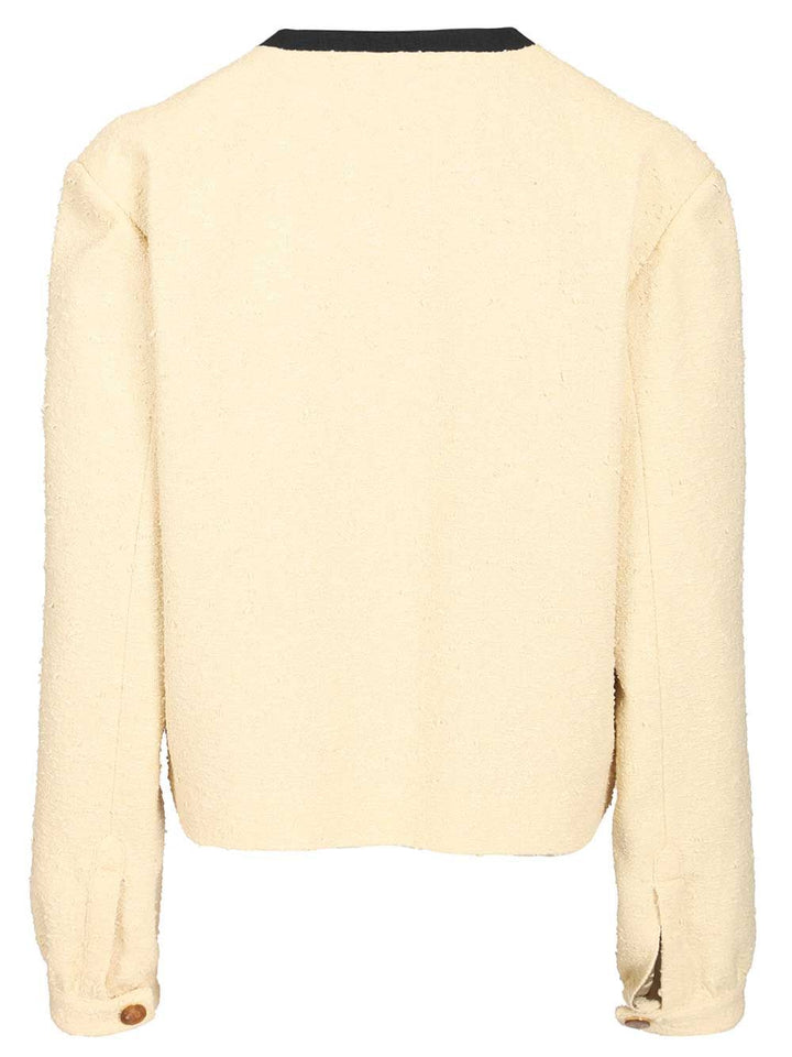 Blazé Milano Orinda Bolero Jacket Giacche - Bianco | b937fc319d69dd09148352013ce9e13543ed6617