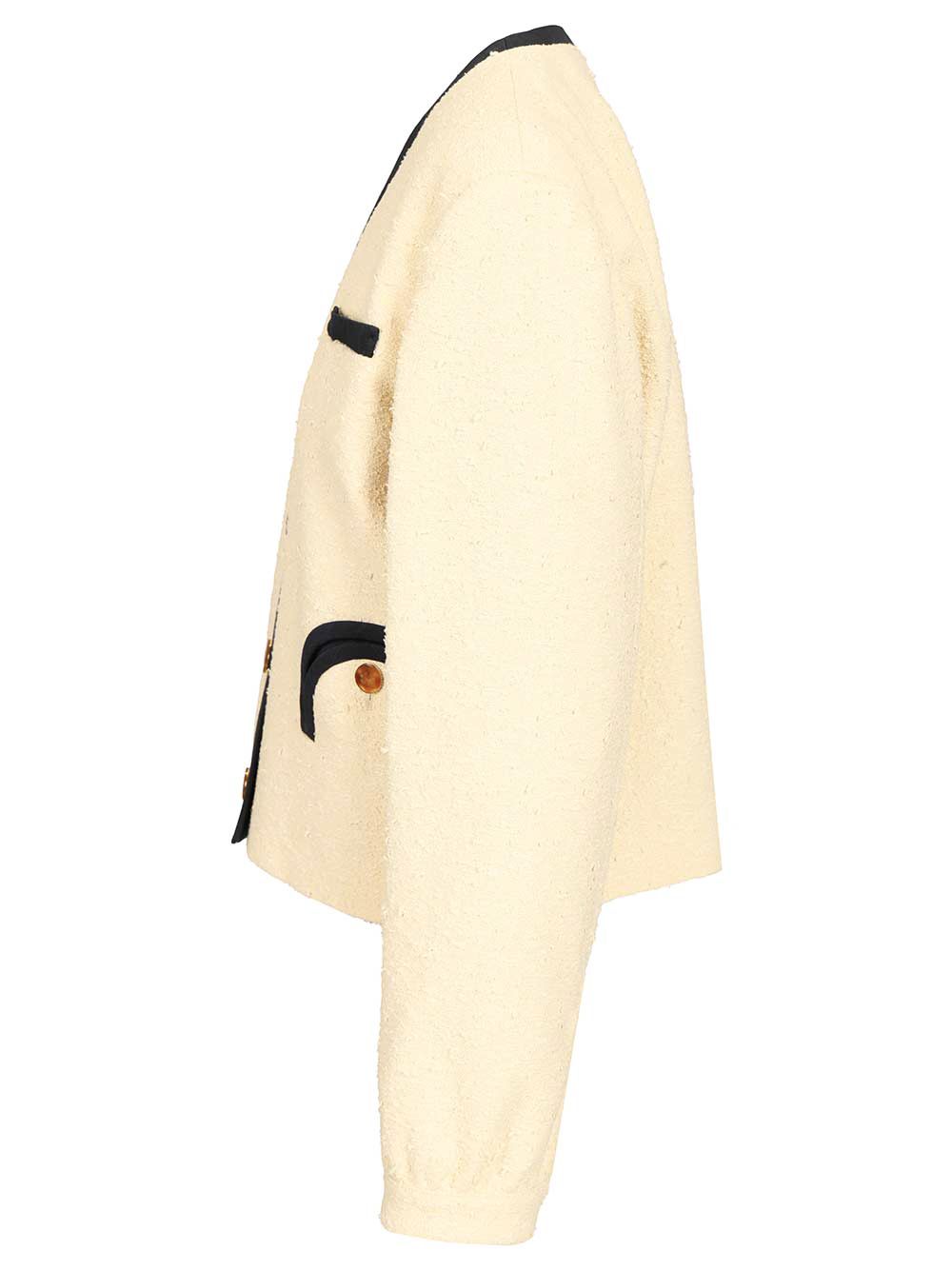 Blazé Milano Orinda Bolero Jacket Giacche - Bianco | b48f9974400647c386effaee30ef3d39736781a5