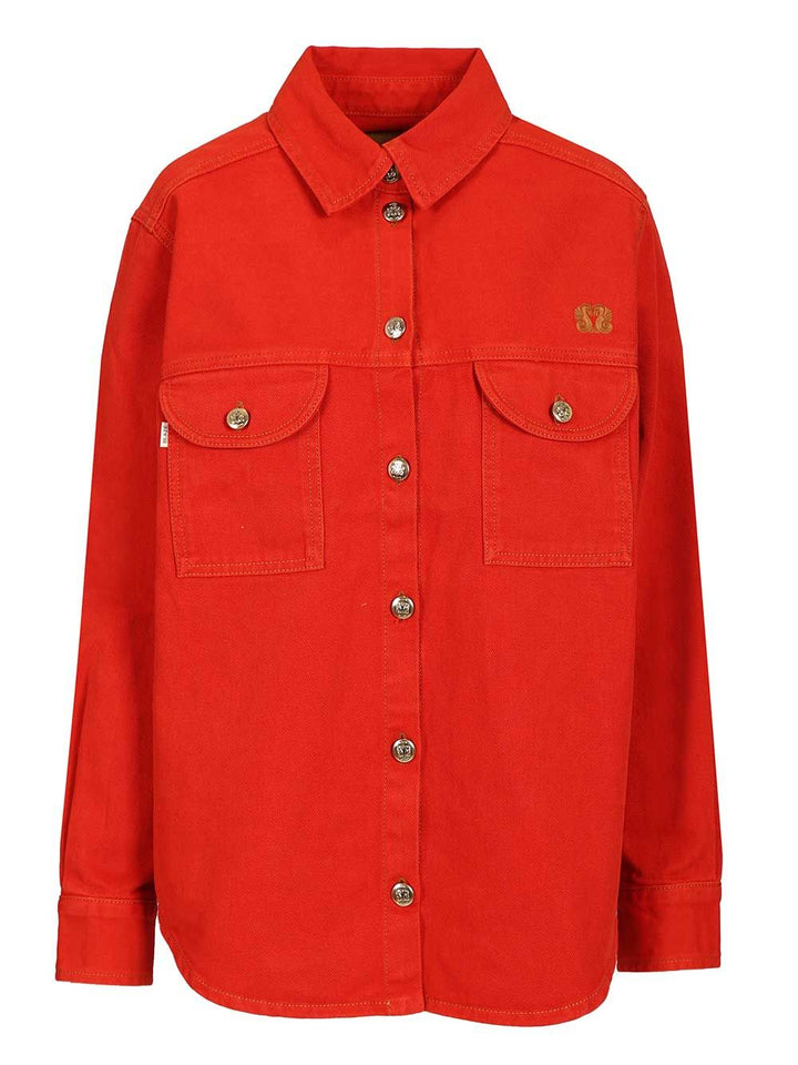Blazé Milano Clapotis Berber Shirt Giacche - Rosso | f4a2dd96428b7f5ca3929e421b7ed3fce2b4a6b1