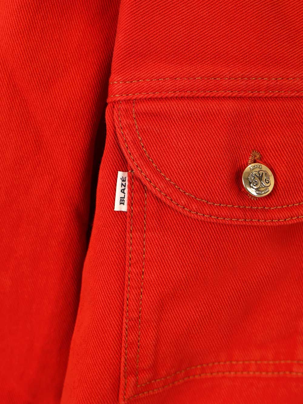 Blazé Milano Clapotis Berber Shirt Giacche - Rosso | ed65fd77b6a1518e0e4afbdc087315f746617976