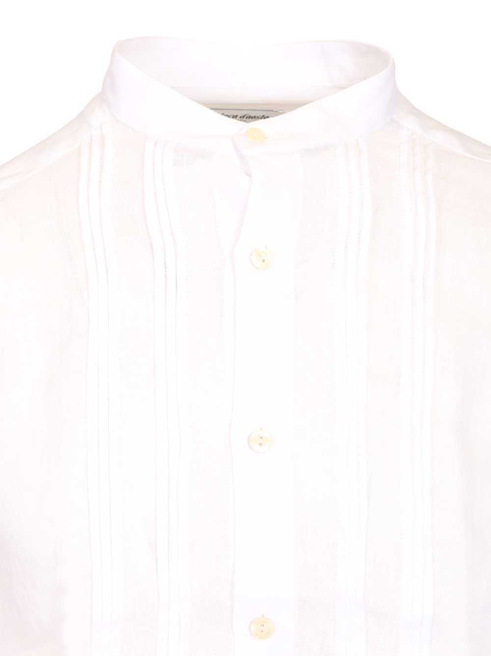 Al Duca D'Aosta Linen Shirt Shirts - Bianco | 81dcf0d6703313f1b5e22ff6d71d06c9b3418662