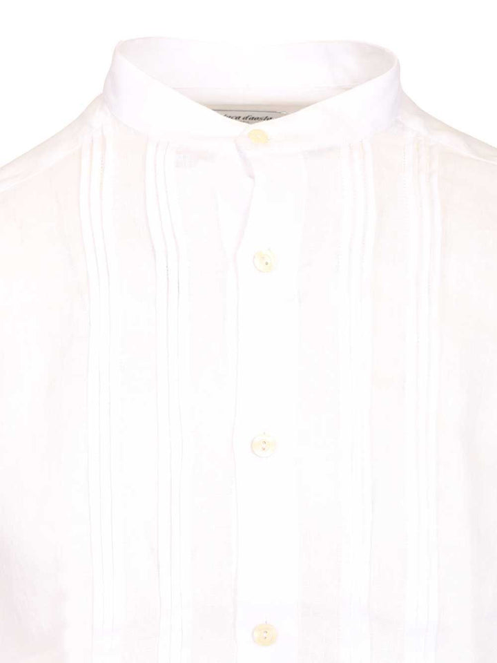 Al Duca D'Aosta Linen Shirt Shirts - Bianco | 81dcf0d6703313f1b5e22ff6d71d06c9b3418662