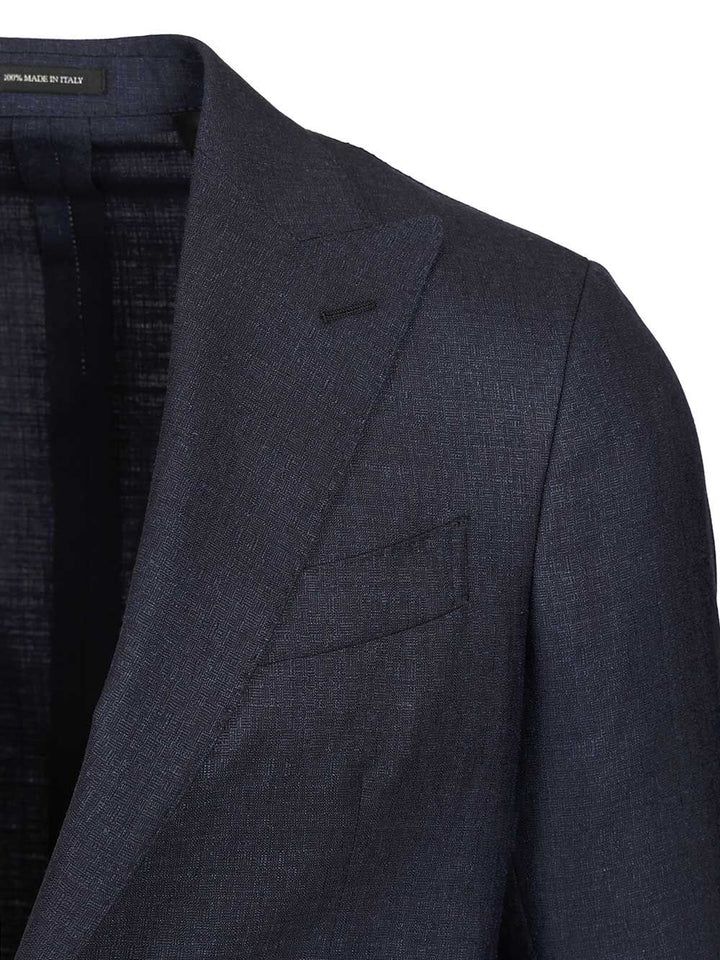 Al Duca D'Aosta Semi-Lined Blazer Giacche - Blu | 10b3725315d632e159c3e6fd791fd88a49bb561c