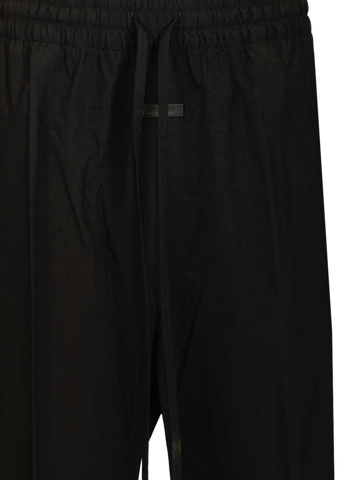 Fear Of God Wide Leg Trousers - Nero | dc50ed37c7854e346b8af78e5b74bc91c8b4cb24