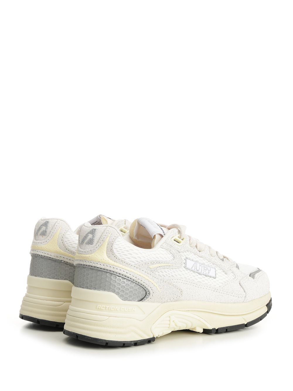 Autry  Hyperway Sneaker In Mesh And Suede Sneakers - Bianco | 42b2b0b1ac75ae6b782a2c5692a594d76e4565c6