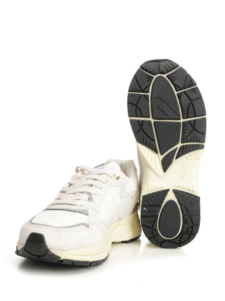 Autry  Hyperway Sneaker In Mesh And Suede Sneakers - Bianco | de9b8639f52b960bd67b2e6344a9ac25feba0831