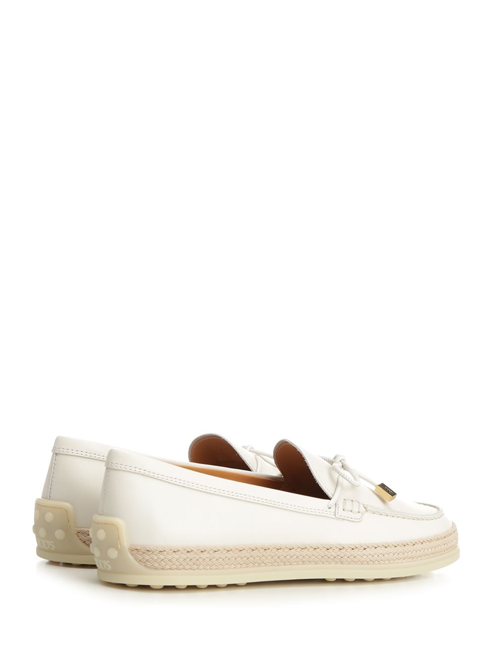Tod'S Leather Moccasin Scarpe basse - Bianco | ff83e16c340ab17426b9d30c078a12797b6f13b6