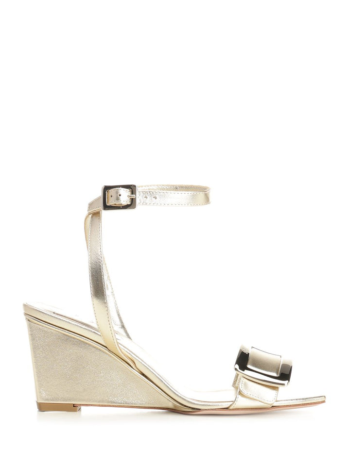 Roger Vivier Belle Vivier Wedge Sandali - Oro | 4b0828d1e5811de0398da821a9a8a284f66e22c2