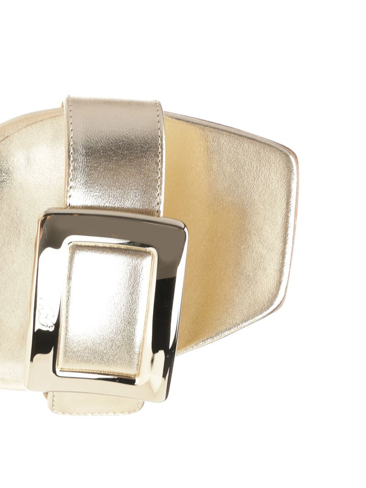 Roger Vivier Belle Vivier Wedge Sandali - Oro | d761e52a221cdd87f78dc38379611b194a334892
