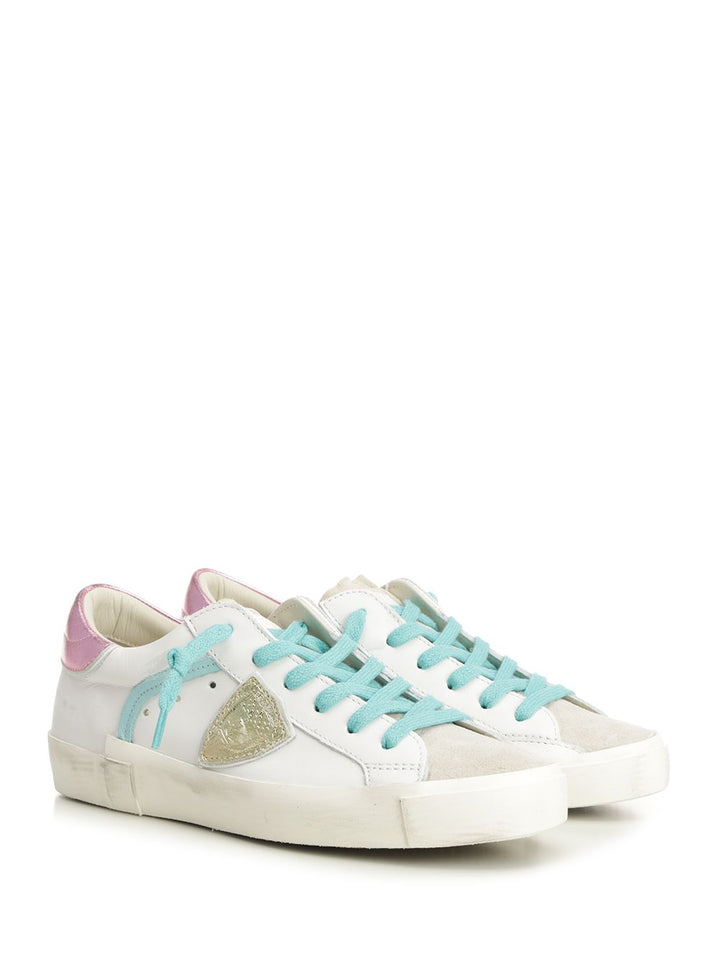 Philippe Model Prsx Low Woman Sneakers - Bianco | 0b49ca47a3a5e9dfa8bb4a54f63c647af25982ed
