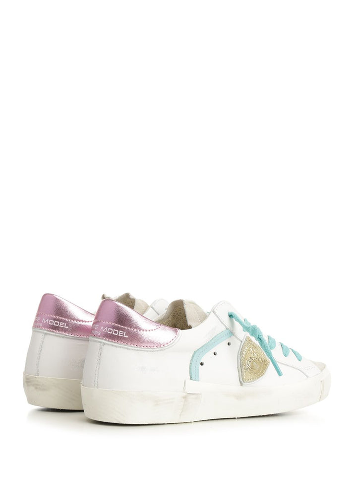 Philippe Model Prsx Low Woman Sneakers - Bianco | 6acfd3d074aa4edb51bed43ac3c257abef5b7409