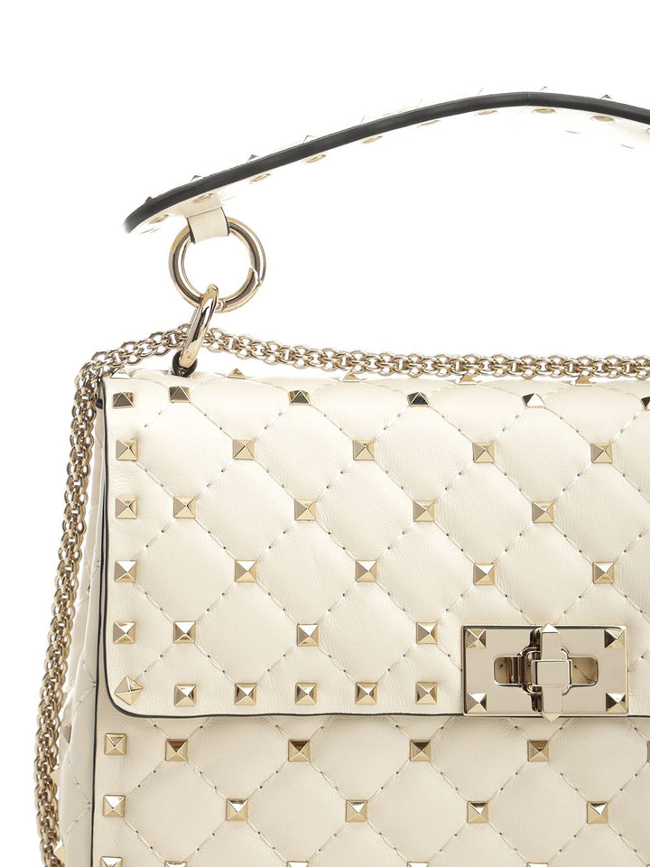 Valentino Garavani Rockstud Spike Shoulder Bags - Beige | e16c102d3629c1dcb02983c621b5f7345362c400