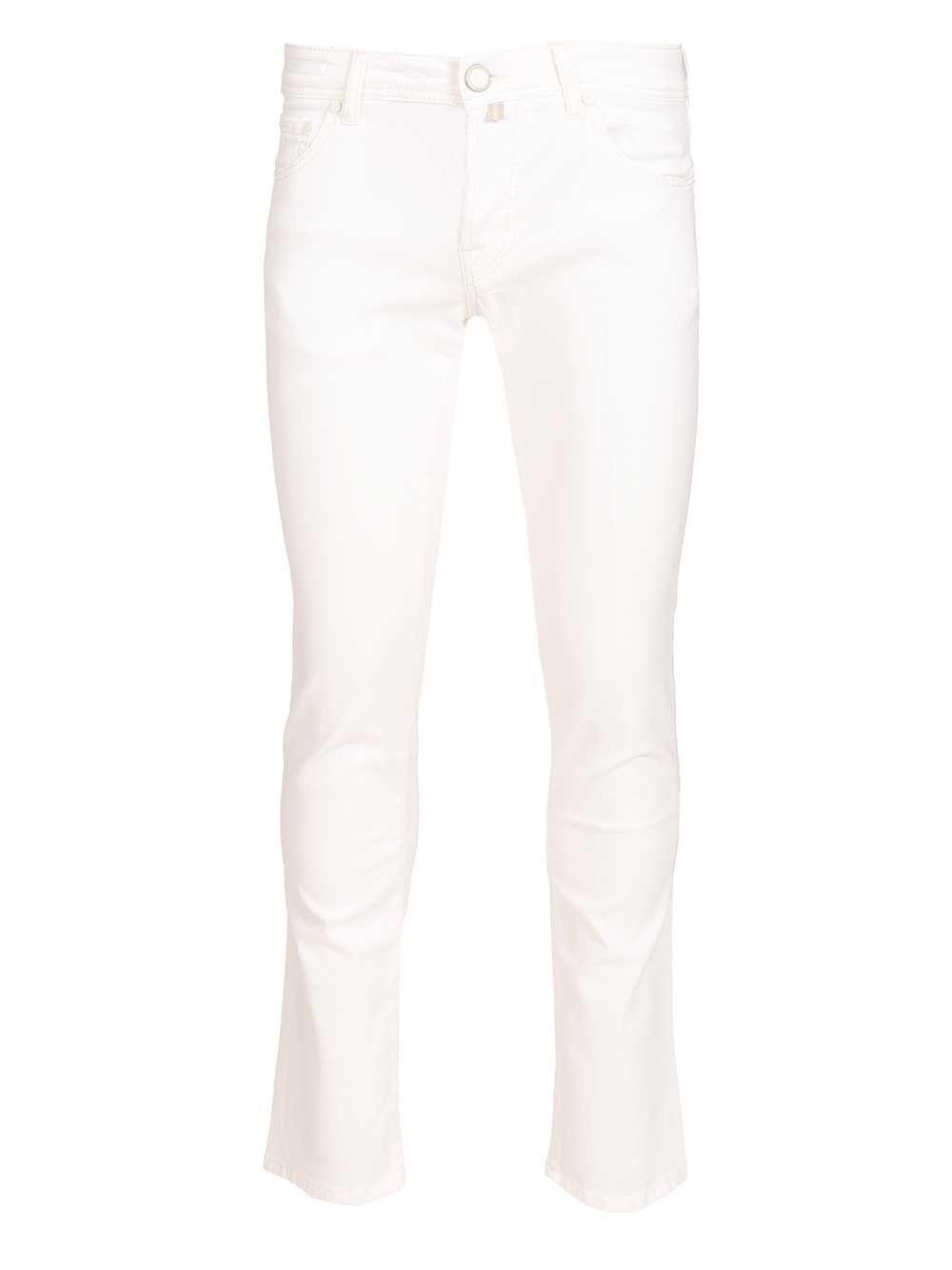 Jacob Cohen Pant 5 Pkt Slim Fit Nick L1 Salpa Bianca 9 Oz Jeans - Bianco | 693e55d044ae03ce035478f52574bc9666621d26