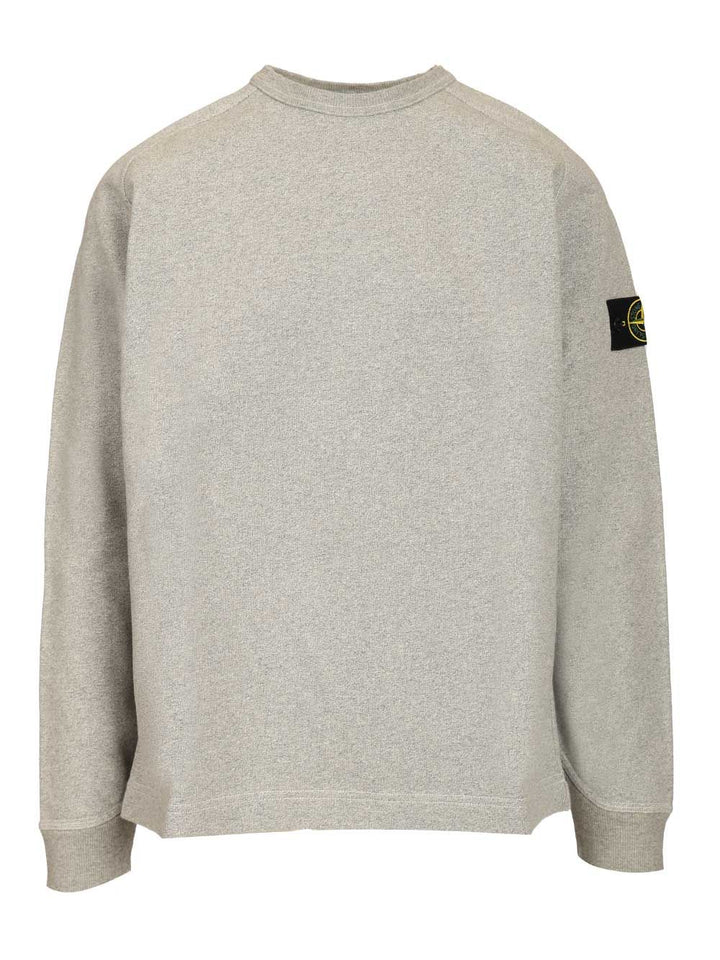 Stone Island Grey Melange Sweatshirt Sweatshirts - Grey | b45f29448c2ef5c162551c10d41801b0fa5bd747