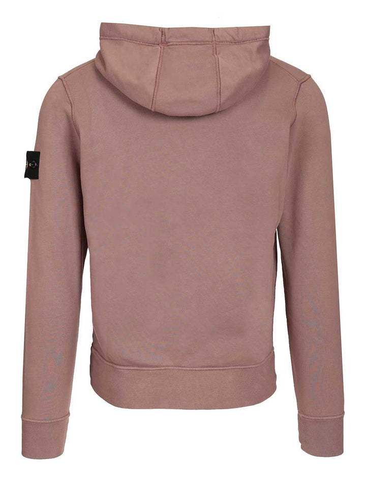 Stone Island Organic Cotton Hoodie Sweatshirts - Grey | aed9ca4ed4708cd305a169c1090e8dfecb69cde9