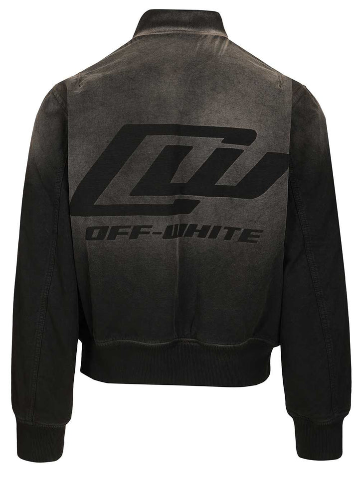 Off-White Owr Grad Cot Reg Bomber Black Giacche - Nero | 278fd8676449b6889627ff0a28f76d00b2162faa