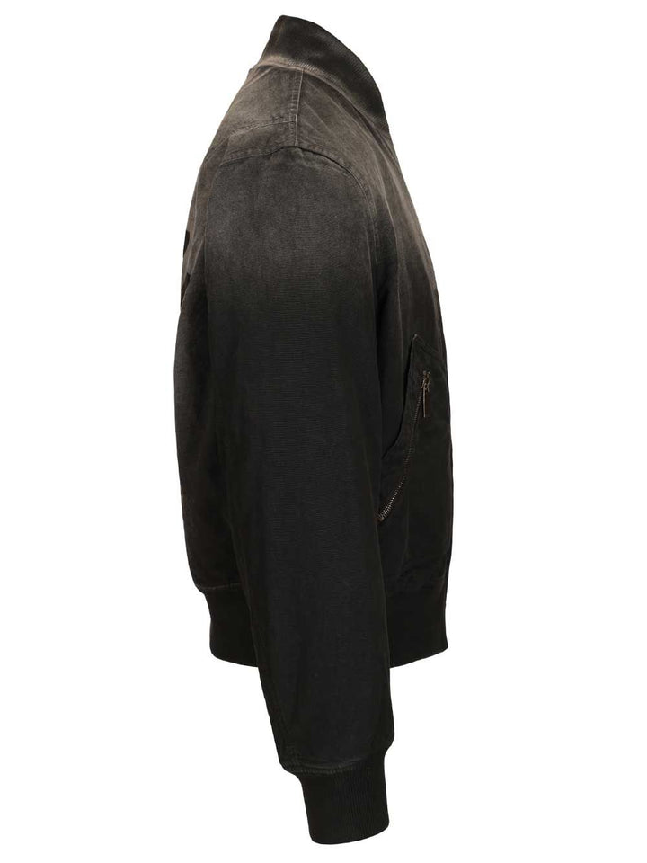 Off-White Owr Grad Cot Reg Bomber Black Giacche - Nero | 7b6a759921b9dc3431f7271c0022b932a419d5e2