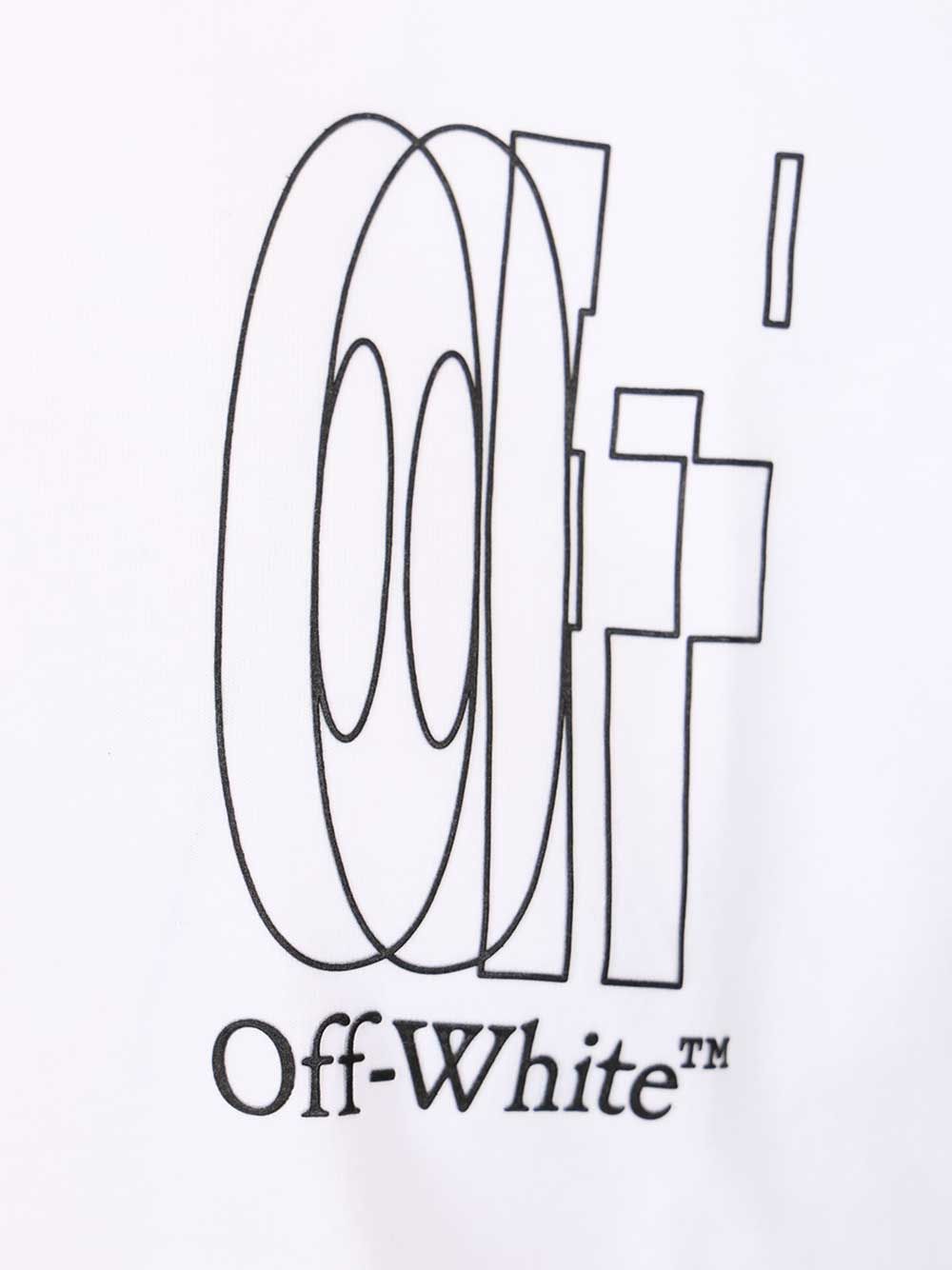 Off-White Outline Double Arrow Slim T-Shirt - Bianco | a2493827ffaacaf7ad48ed94ec41f42f18273b06