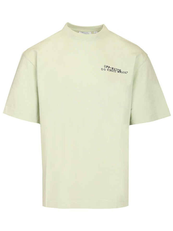 Off-White Type Arrow Skate T-Shirt - Verde | 0b8b6bf5ee8f3eb1f1172a532c4bbed53004488e