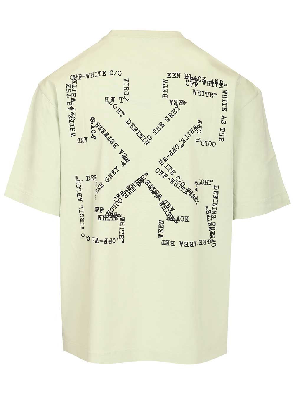 Off-White Type Arrow Skate T-Shirt - Verde | 4f108dfac3b56dab35c628080b3d61b97c1d1d30